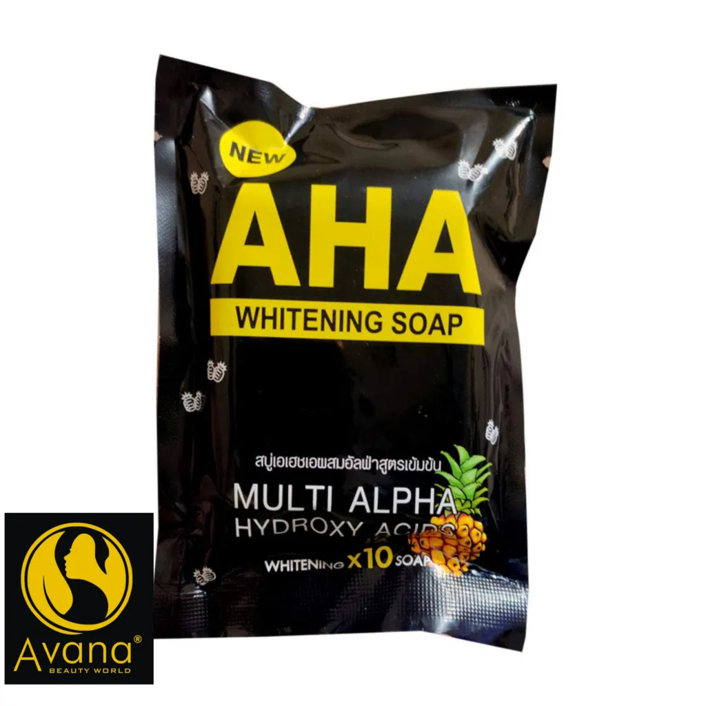 24509 aha whitening soap before after