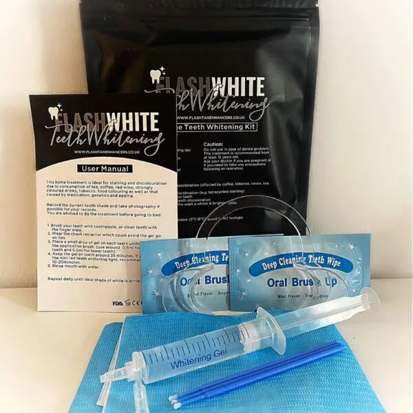 24682 flash white teeth whitening steps